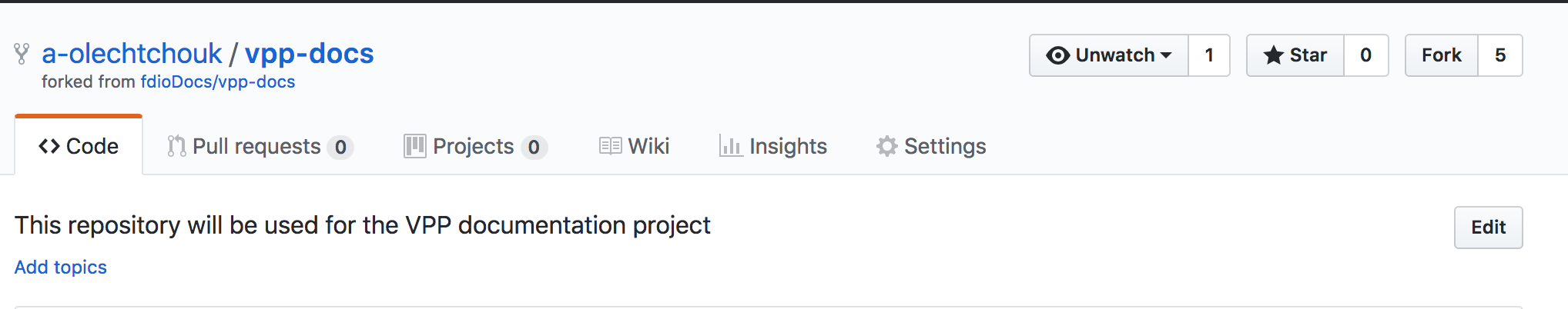 Figure: Your own branch of the main repo on Github